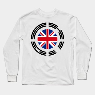 Korean British Multinational Patriot Flag Series Long Sleeve T-Shirt